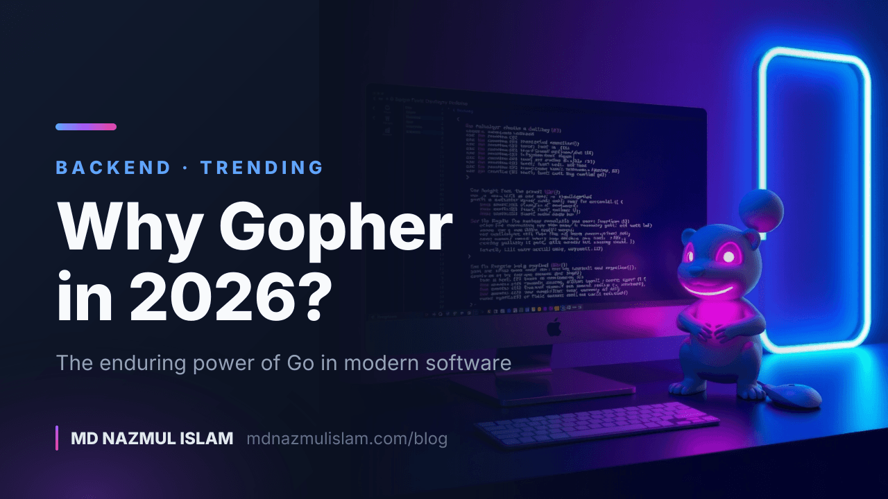 Why Gopher in 2026? Go Language Relevance