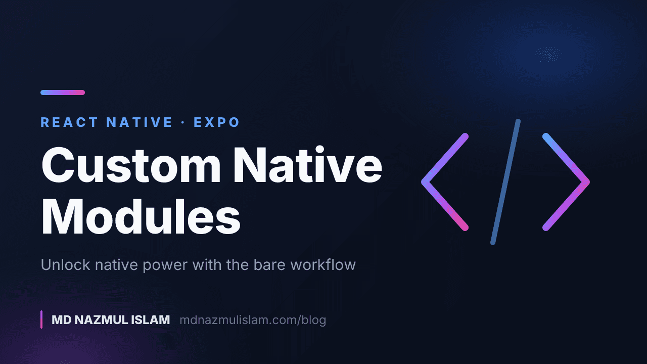 Unlocking Native Power: Custom Modules in React Native with Expo Bare Workflow