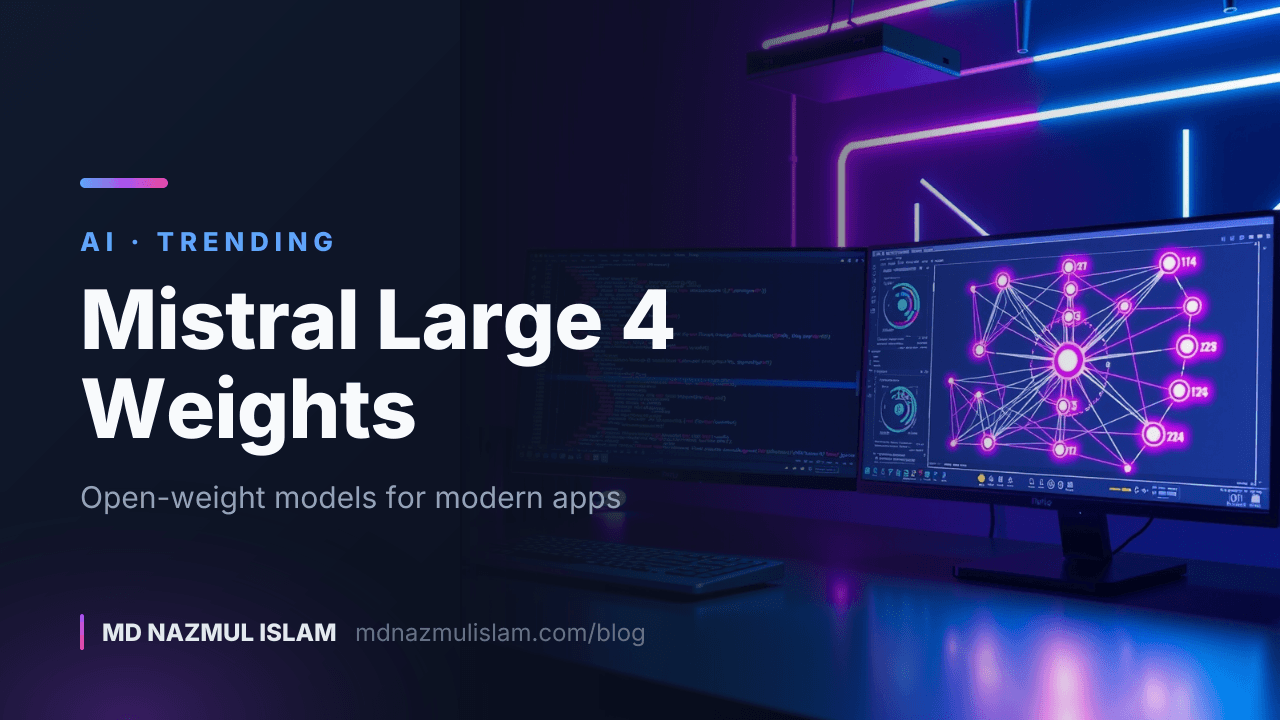 Unlocking Mistral Large 4 Open Weights in Your Apps