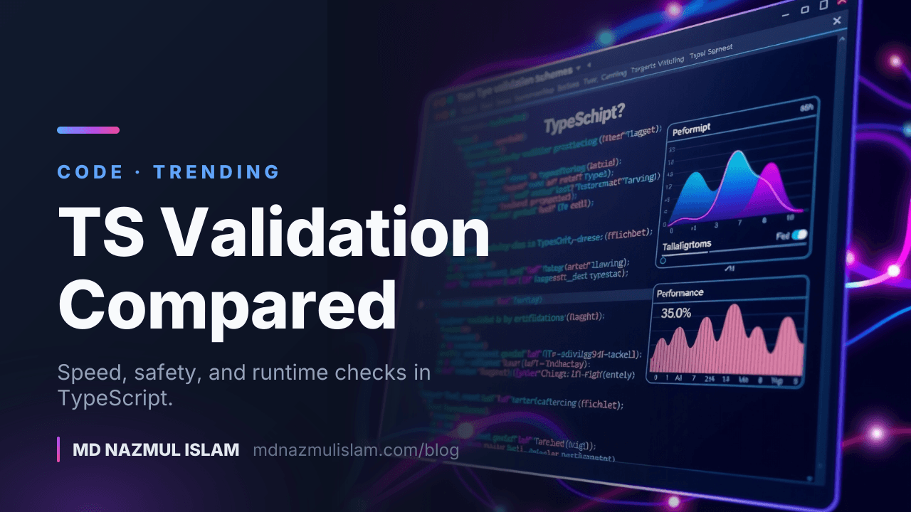 TypeScript Validation Libraries Compared: Speed and Safety